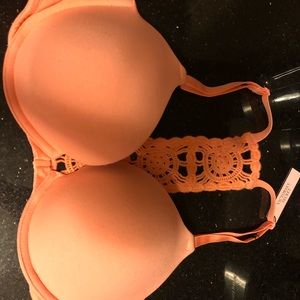 Orange Victoria’s Secret Bra 34DD